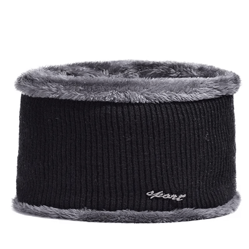 Winter gebreide muts