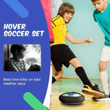 HoverKick - Flytande LED-svävande Fotbollsleksak med Skumstötdämpare för Inomhusfotbollsspel