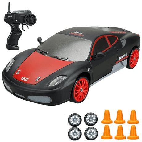 1:24 RC Drift Auto met Vierwielaandrijving - 15km/h Hoge Snelheid en Dynamisch Racen