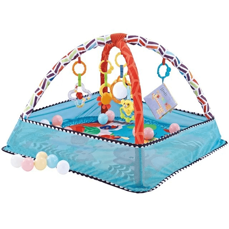Multifunctionele babymat met hek