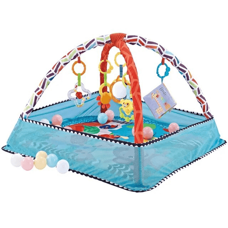 Multifunctionele babymat met hek