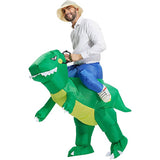 Opblaasbaar dinosauruskostuum voor kinderen en volwassenen