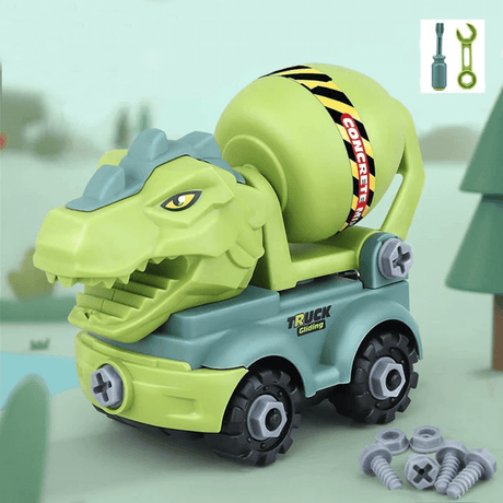 Dinosaurus voertuig bouwset