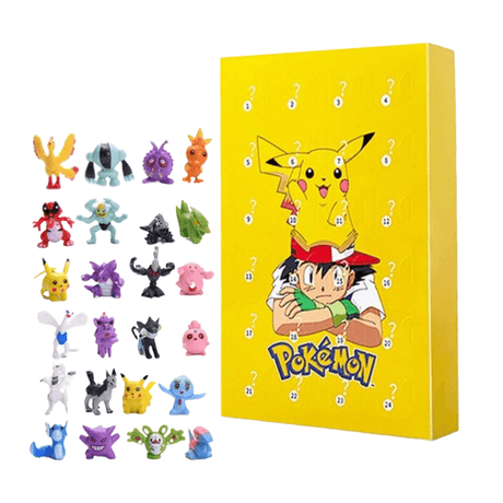 Poke Kerst Adventskalender Mysterieskrin - 24st Figuren