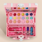 Make-up set in kleurrijk plastic | Wasbaar & Niet-giftig Make-up Speelgoed voor Kinderen - Fantasierijk Spelen & Perfect Cadeau voor Meisjes 3+