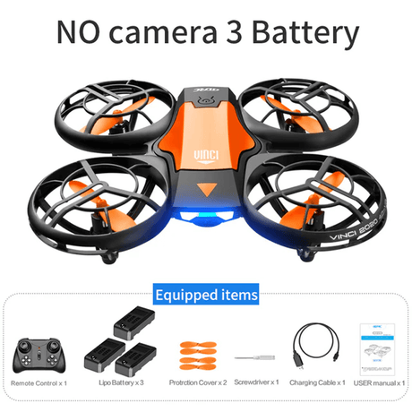 Mini RC Drone - 480P Camera WiFi FPV, Hoogte Vasthouden en Opvouwbaar Ontwerp