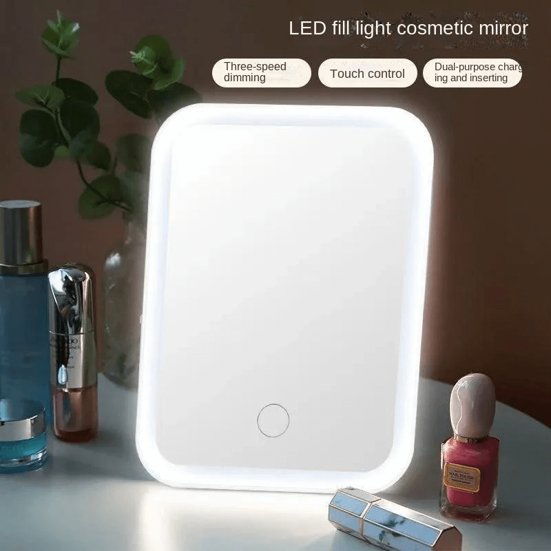 Draagbare LED make-up spiegel