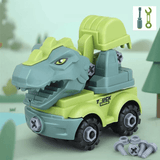 Dinosaurus voertuig bouwset