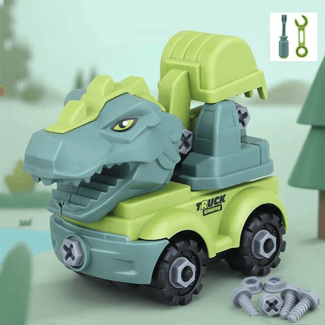 Dinosaurus voertuig bouwset