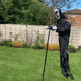 Enge spook vogelverschrikker - Halloween Decoratie voor tuin en erf, enge vogelverschrikker zwaaiend in de wind
