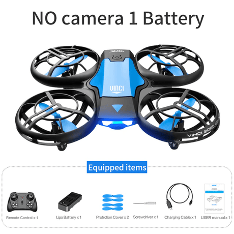 Mini RC Drone - 480P Camera WiFi FPV, Hoogte Vasthouden en Opvouwbaar Ontwerp