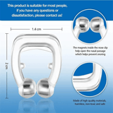 Anti-snurk Magnetische Silicone Neusklem