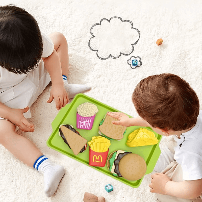 Hamburgart bord in miniatuur