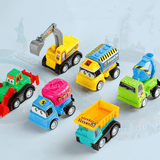Set kleine technische auto's
