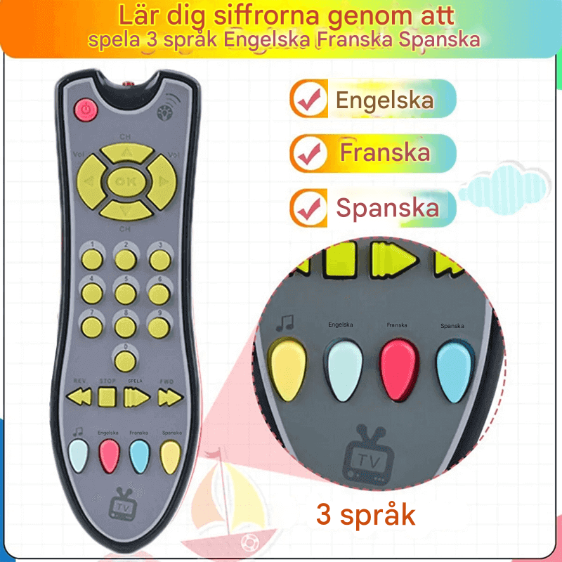 Muzikale TV-afstandsbediening voor baby's