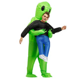 Opblaasbare alien die je meeneemt