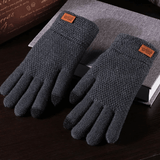 Gebreide wollen handschoenen