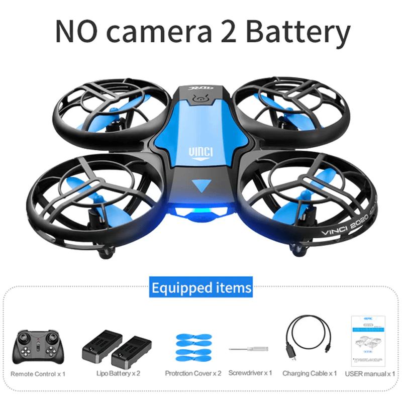 Mini RC Drone - 480P Camera WiFi FPV, Hoogte Vasthouden en Opvouwbaar Ontwerp