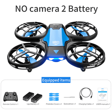 Mini RC Drone - 480P Camera WiFi FPV, Hoogte Vasthouden en Opvouwbaar Ontwerp