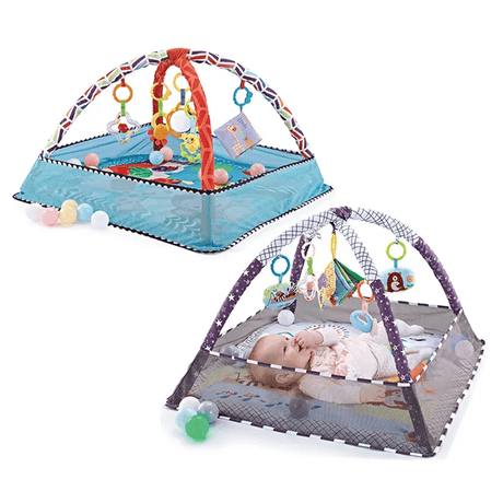 Multifunctionele babymat met hek