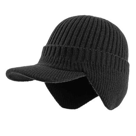 Winter gebreide muts