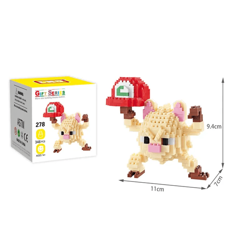 Poke Character Nanoblocks Anime Bouwstenen