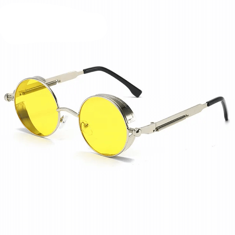 Metalen steampunk zonnebril