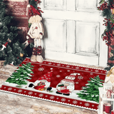 Vrolijk kerstfeest deurmat om kerst te verwelkomen 40x60cm