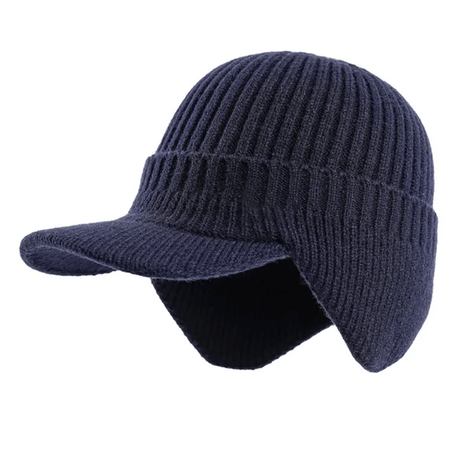 Winter gebreide muts