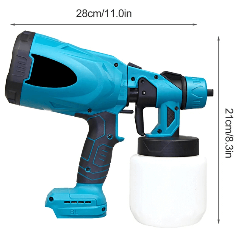 Snoerloos verfpistool 800ml 18v