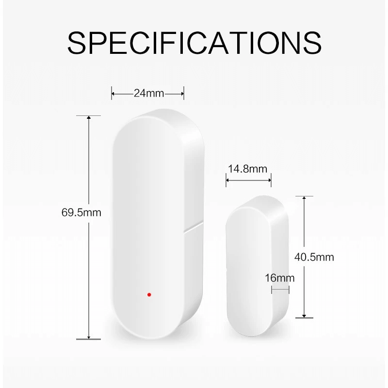 Slimme deursensor met WiFi en Bluetooth