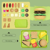 Hamburgart bord in miniatuur