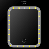 Draagbare LED make-up spiegel