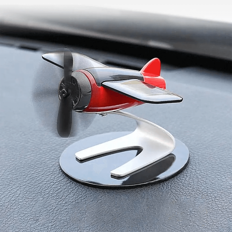 Mini luchtverfrisser op zonne-energie voor auto en huis - Decoratief in vliegtuigontwerp, luchtzuiverend en energiezuinig