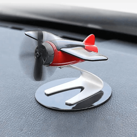 Mini luchtverfrisser op zonne-energie voor auto en huis - Decoratief in vliegtuigontwerp, luchtzuiverend en energiezuinig