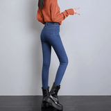 Smalle warme jeans