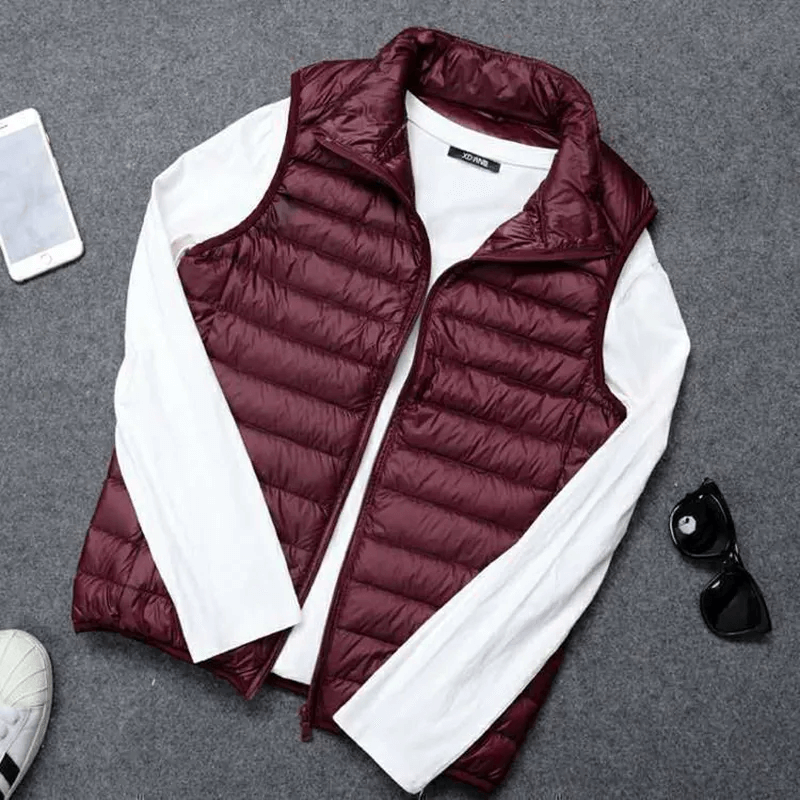 Licht gevoerd vest Unisex