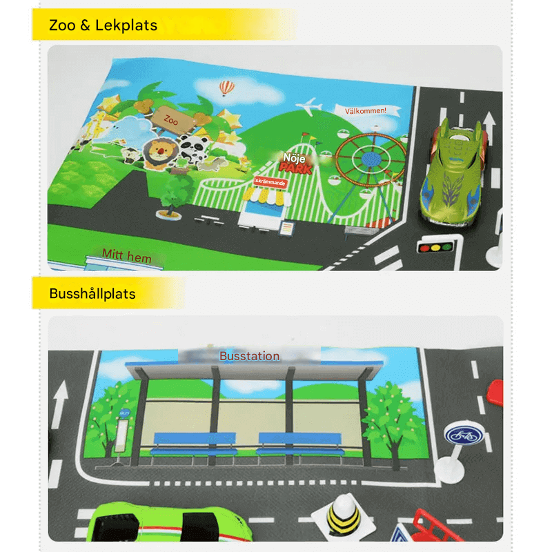 Routekaart poster