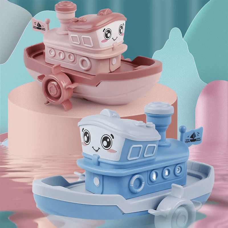 Cartoon schip baby badspeelgoed