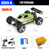 Off-Road auto met afstandsbediening 35-70 km/u