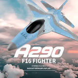 Op afstand bestuurbaar RC F16 schuimstraalvliegtuig - 2.4G, realistische propeller, zweeffunctie & groot bereik