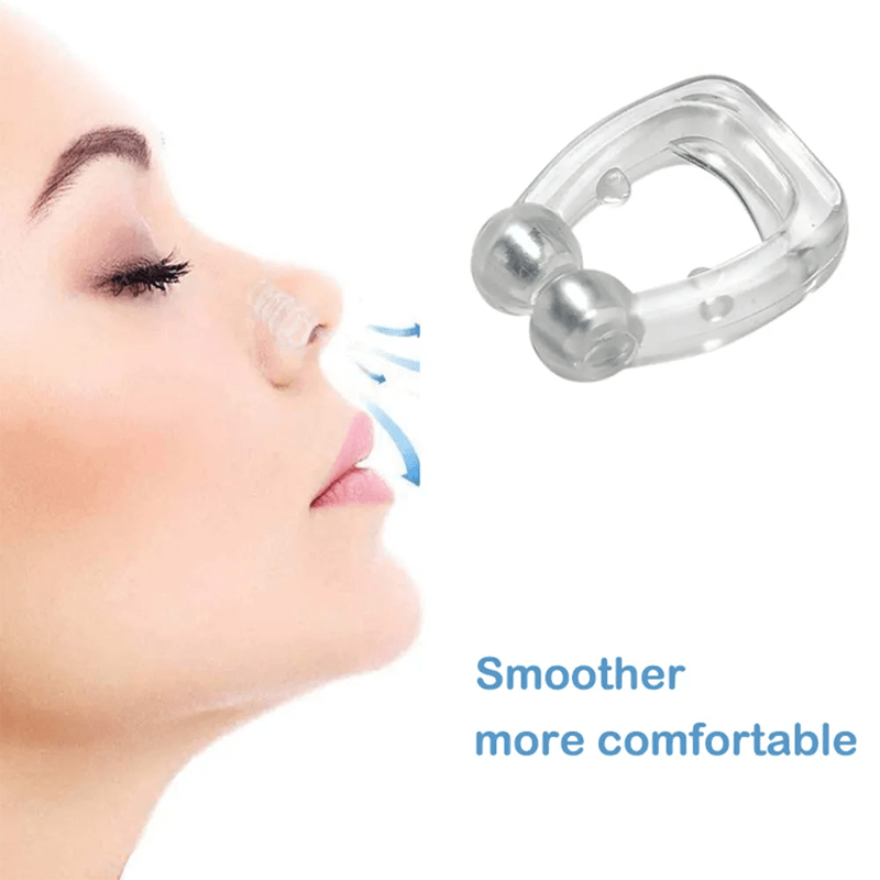 Anti-snurk Magnetische Silicone Neusklem
