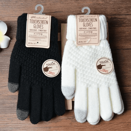 Gebreide winterhandschoenen