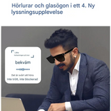 NeoShade - Slimme bril met ingebouwde luidsprekers, microfoon en gepolariseerde lenzen die blauw licht filteren