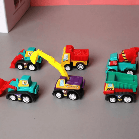 Set kleine technische auto's