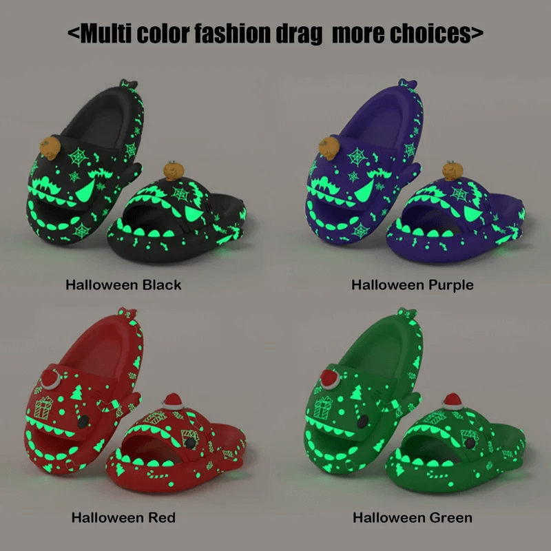 Comfortabele lichtgevende EVA Shark Slides