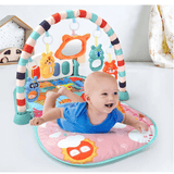 Baby Speelkleed met Muziek & Speelgoed | 3-in-1 Activiteitengym voor Pasgeborenen & Baby's - Zacht, Draagbaar & Ontwikkelingsgericht Spelen van 0-18 Maanden