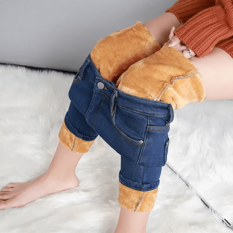 Warm gevoerde jeans