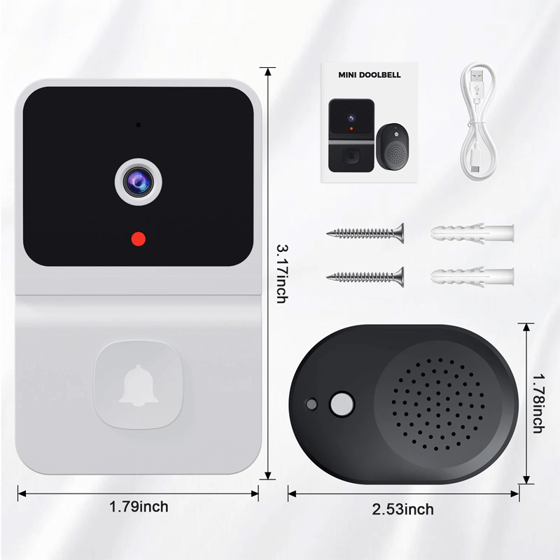 Draadloze WiFi deurbel met HD camera