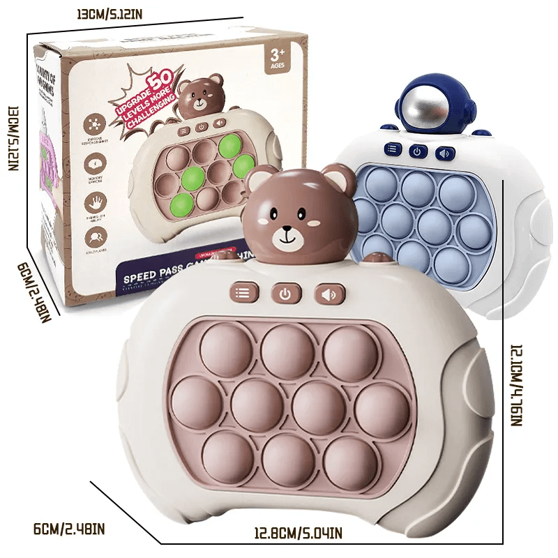 Pop It Quick Press Spelmachine